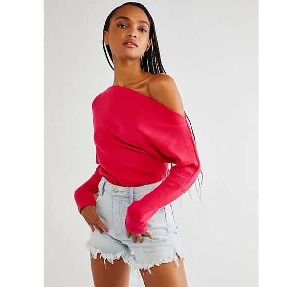 Free People Fuji Thermal Sweater Size L - Picture 1 of 2